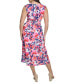 Фото #2 товара Women's Floral-Print Midi Dress