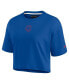 ფოტო #2 პროდუქტის Women's Royal Chicago Cubs Super Soft Short Sleeve Cropped T-shirt