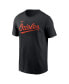 Men's Adley Rutschman Black Baltimore Orioles Fuse Name and Number T-shirt