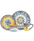 Фото #2 товара Zanzibar 16 Piece Stoneware Dinnerware Set