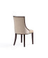 Фото #9 товара Fifth Avenue 2-Piece Beech Wood Faux Leather Upholstered Dining Chair Set