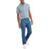 Фото #2 товара George Jeans 31X30 Men's Blue Classic Fit Straight Leg Belt Loops Mid-Rise Solid