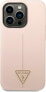 Фото #3 товара Guess Etui Guess GUHCP14LSLTGP Apple iPhone 14 Pro różowy/pink hardcase Silicone Triangle