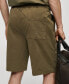 Фото #4 товара Men's 100% Cotton Drawstring Bermuda Shorts