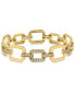 Фото #1 товара EFFY® Diamond & Polished Octagon Link Bracelet (2-5/8 ct. t.w.) in 14k Gold