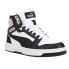 Фото #2 товара Puma Rebound V6 Lace Up Womens Black, Pink, White Sneakers Casual Shoes 4010062