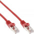 Фото #1 товара InLine Patch Cable SF/UTP Cat.5e red 0.3m