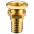 OEM MARINE 38 mm Hose Connection Brass Thru-Hull