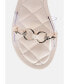 Women's Scoth Clear Buckled Quilted Slides