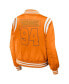 Фото #2 товара Women's Tennessee Orange Tennessee Volunteers Football Bomber Full-Zip Jacket