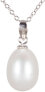Pendant with real white pearl JL0437