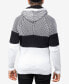 ფოტო #2 პროდუქტის Men's Color Blocked Hooded Sweater