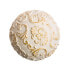 Balls Decoration Golden White 10 x 10 x 10 cm (8 Units)