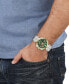 ფოტო #4 პროდუქტის Men's Swiss Chronograph Aion Two-Tone Stainless Steel Bracelet Watch 45mm