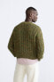 Фото #3 товара Текстурированный свитер ZARA