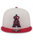 Men's Red Los Angeles Angels 2024 Fourth of July 9FIFTY Snapback Hat