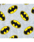 Фото #5 товара Toddler Boys Justice League Batman Superman Pajama Shirt and Pants Sleep Set to