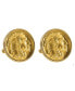 Фото #1 товара Запонки мужские American Coin Treasures в стиле золотого 1913 годаBuffalo Nickel Bezel