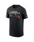 Men's Black Arizona Cardinals Division Essential T-shirt