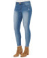 Фото #2 товара Women's "Ab"Solution High Rise Elastic Waistband Ankle Jeans