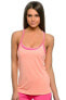Фото #1 товара Roxy Womens Perfect Peach Racer Back Sports Activewear Tank Top Size X-Small