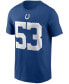 ფოტო #2 პროდუქტის Men's Shaquille Leonard Royal Indianapolis Colts Name and Number T-shirt