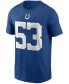 Men's Shaquille Leonard Royal Indianapolis Colts Name and Number T-shirt Синий, 2XL - фото #2