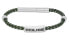 Фото #1 товара Stylish men´s bracelet made of green leather Assault PEAGB0034903