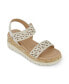 Фото #1 товара Little and Big Girls Arlo Lyssum Boho Look Wedge Sandals