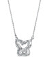 ფოტო #3 პროდუქტის Diamond Pendant Necklace (1/4 ct. t.w.) in Sterling Silver