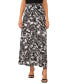 Women's A-Line Floral Print Maxi Skirt