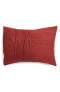Фото #1 товара Nordstrom At Home 165776 Red Basket Weave Sham Size Standard 28" x 20"