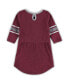 Фото #3 товара Платье для малышей Colosseum полосатое с рукавами Texas A&M Aggies, цвет малиновый