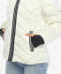 Фото #4 товара Women's Midweight Quilted Contrast with Thumbholes Hooded Jacket
