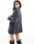 Фото #4 товара & Other Stories co-ord wrap front blazer in grey