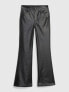 High Rise Vegan Leather '70s Flare Pants 34 - фото #5