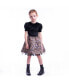 Фото #2 товара Платье для малышей IMOGA Collection NORMA FW23 из бархата, вязаного жаккарда, с фатиновой юбкой