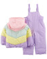 Baby 2-Piece Rainbow Snowsuit Set 12M