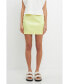 Фото #2 товара Women's Solid Satin Fit Mini Skirt