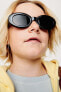 Фото #8 товара Солнцезащитные очки в овальной пластмассовой оправе ZARA