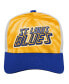 Big Boys Gold, Blue St. Louis Blues Team Tie-Dye Snapback Hat