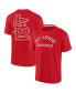Фото #2 товара Men's and Women's Red St. Louis Cardinals Super Soft Short Sleeve T-shirt