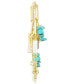 Фото #3 товара Часы Anne Klein Gold-Tone Turquoise CharmWatch