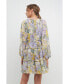 ფოტო #6 პროდუქტის Women's Voluminous Flowy Floral Mini Dress