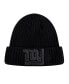 Фото #1 товара Men's New York Giants Triple Black Cuffed Knit Hat