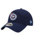 Фото #3 товара Men's Navy Tennessee Titans Distinct 9TWENTY Adjustable Hat