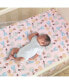 Фото #2 товара Disney Princesses Pink Fitted Crib Sheet - Belle/Tiana/Cinderella