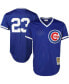 Фото #1 товара Men's Ryne Sandberg Chicago Cubs Cooperstown Authentic Collection Throwback Replica Jersey - Royal Blue