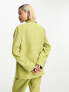 4th & Reckless pocket detail blazer co-ord in green 34 - фото #3