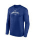 Men's Royal Kansas City Royals Authentic Collection Practice Performance Long Sleeve T-Shirt